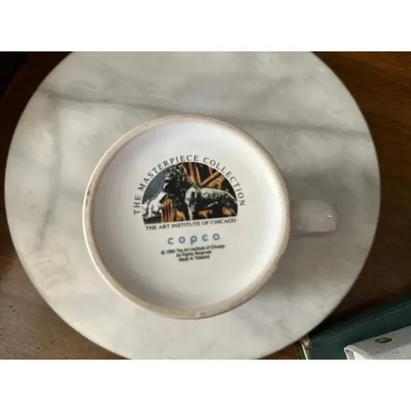 Copco White Blue Edgar Degas Ballet At The Paris Opera Mug - Picture 6 of 7